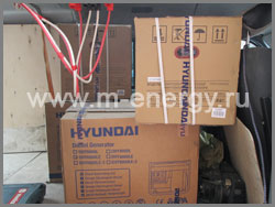 Бензиновые генераторы Hyundai HY7000LE-3