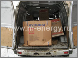 бензиновый генератор HYUNDAI HY7000LE-3