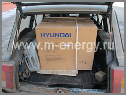 бензогенератор HYUNDAI HY9000LE-3