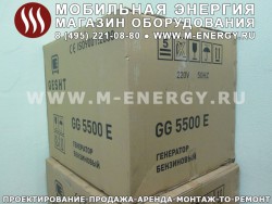 Бензиновый генератор GG5500E
