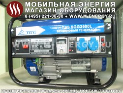 Электростанция TSS SGG 2600 L