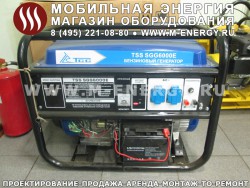 Бензогенератор TSS SGG 6000 E