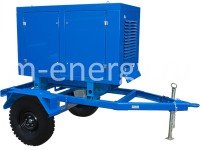 ЭД-350-Т400-2РПМ11 в кожухе на шасси